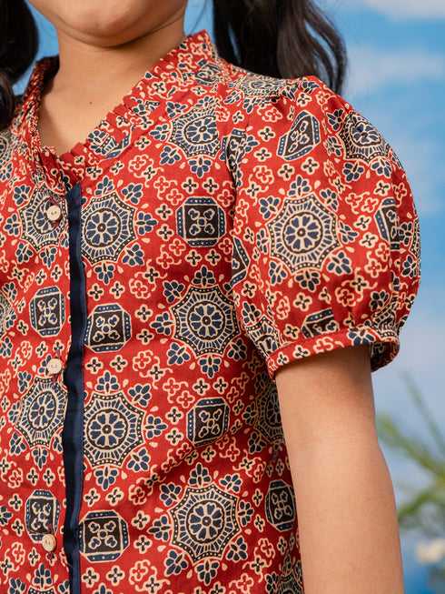 Girl's' Rust Dress